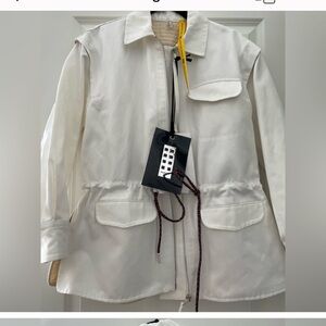 Moncler Ladies 2 Moncler 1952 Genius Clover Jacket - White. NWT OBO